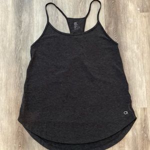 Charcoal, Racer Athletic Tank